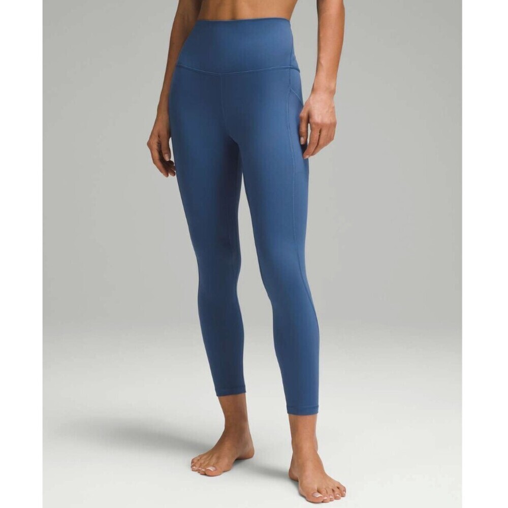 Lululemon Align High-Rise Pant with Pockets 25" Pitch Blue Size 8